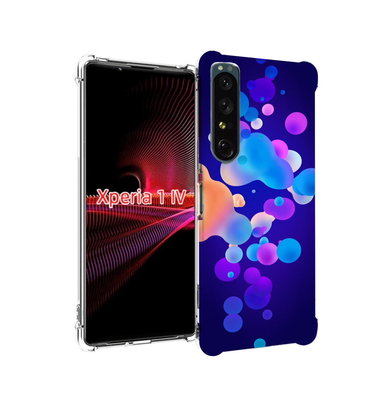 

Чехол накладка MyPads абстрактные-пузырьки для Sony Xperia 1 IV, Прозрачный, Tocco