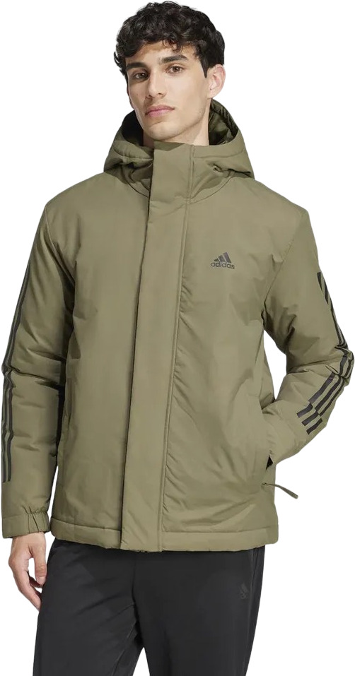 Куртка мужская Adidas 3S HOODED JKT хаки 2XL