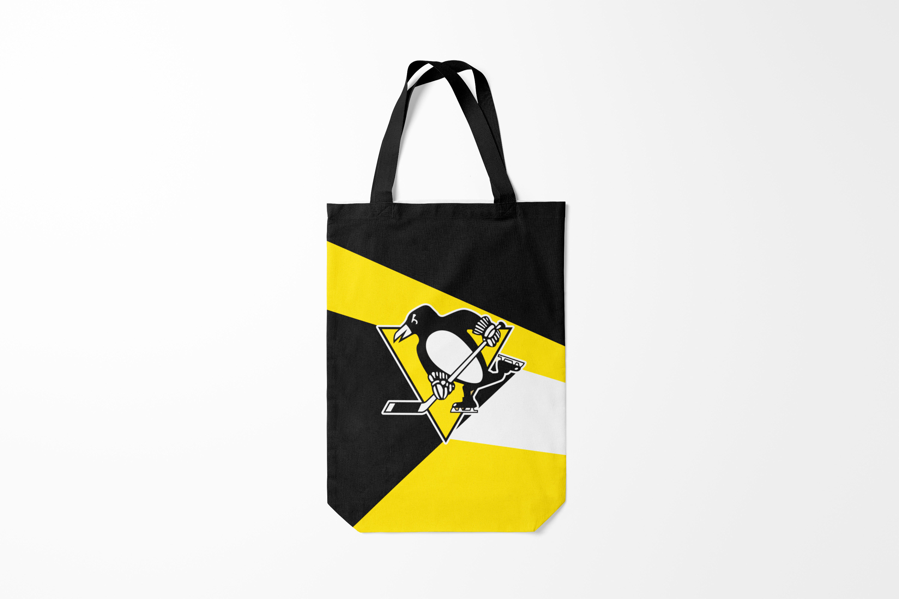 

Сумка шoппер унисекс Burnettie NHL Pittsburgh Penguins Exclusive, черный, NHL Pittsburgh Penguins Exclusive