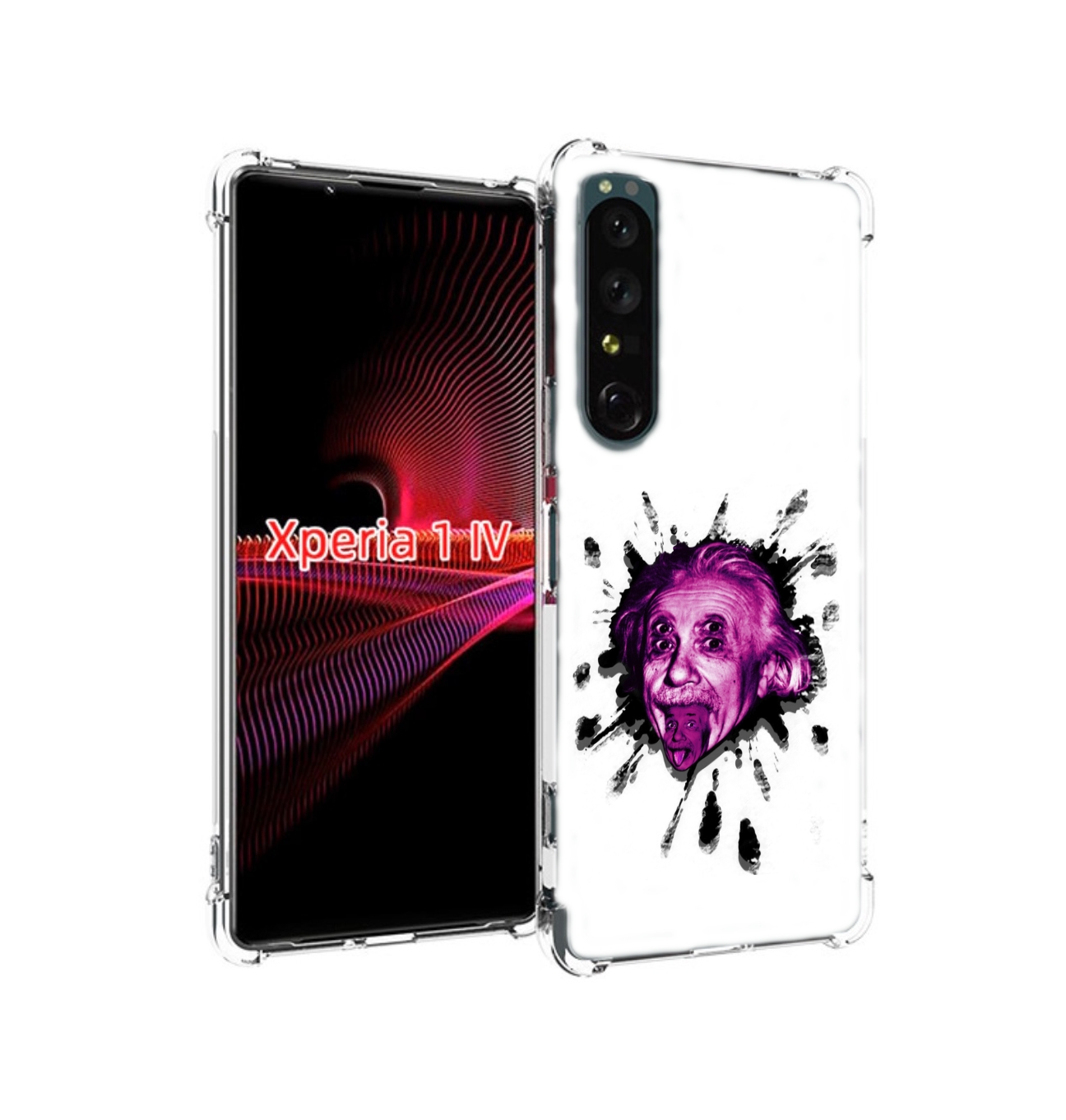 

Чехол накладка MyPads Эйнштейн для Sony Xperia 1 IV, Прозрачный, Tocco