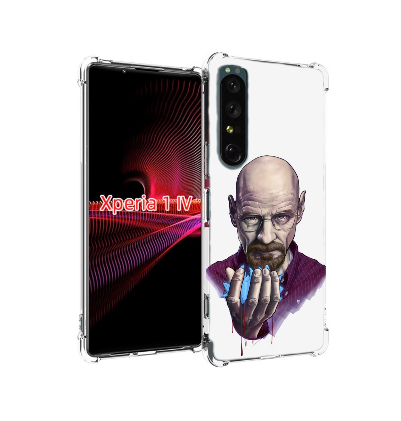 

Чехол накладка MyPads Хайзенберг для Sony Xperia 1 IV, Прозрачный, Tocco
