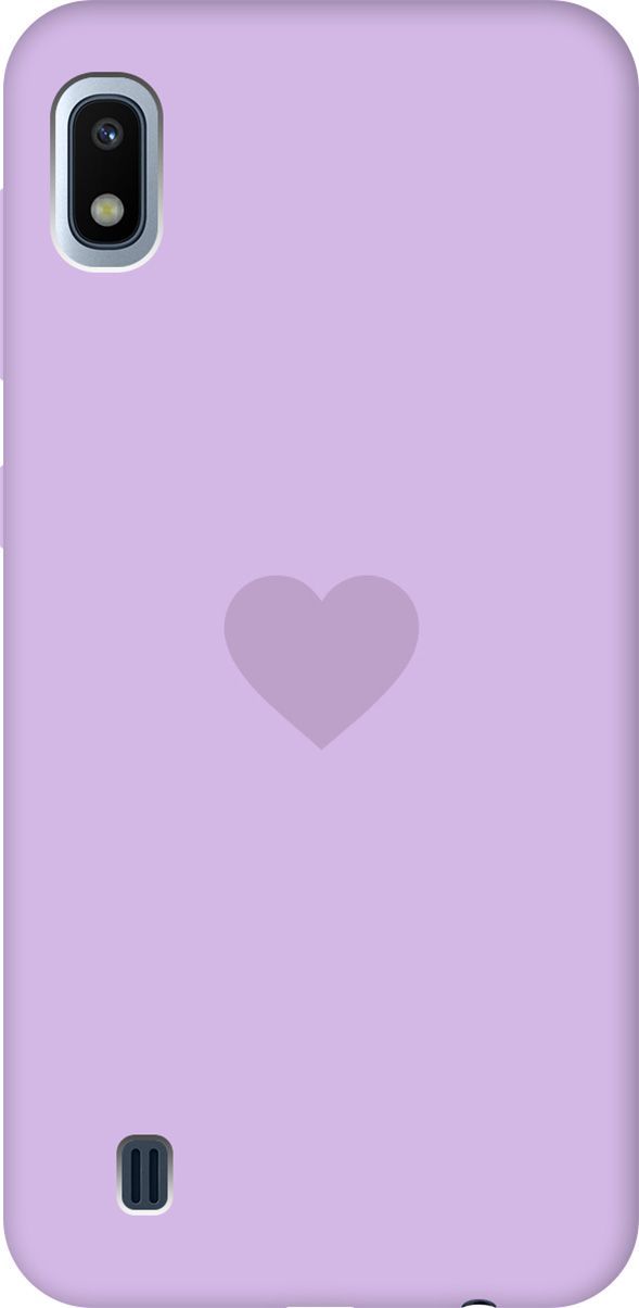 

Чехол на Samsung Galaxy A10 Silky Touch Premium с принтом "Heart" сиреневый, Фиолетовый, 215