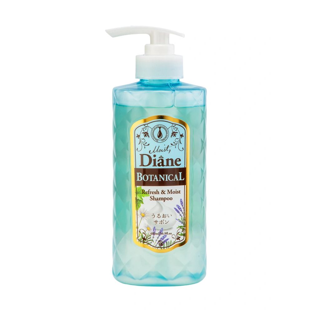 Шампунь Moist Diane Botanical Refresh & Moist 480 мл ottie увлажняющая пенка для упругости кожи ottie gold prestige resilience refresh foam cleanser 150 0