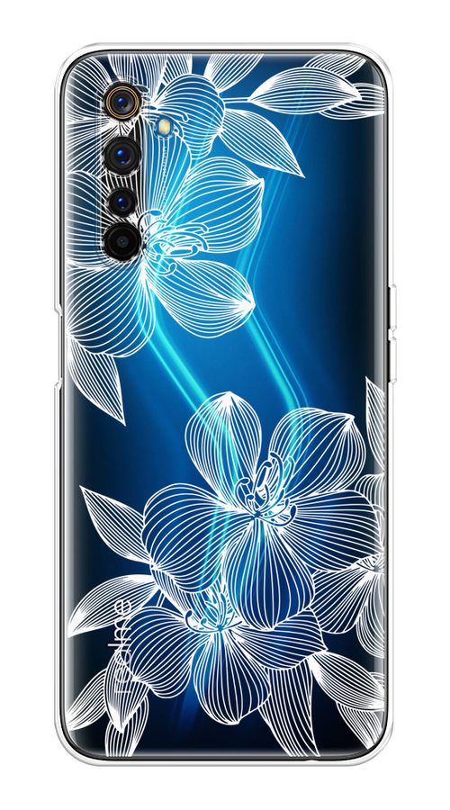

Чехол на Realme 6 Pro "Крокус", Белый;прозрачный, 252850-1