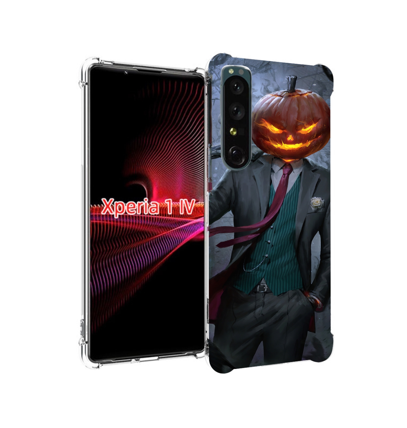 

Чехол накладка MyPads Тыква-убийца для Sony Xperia 1 IV, Прозрачный, Tocco