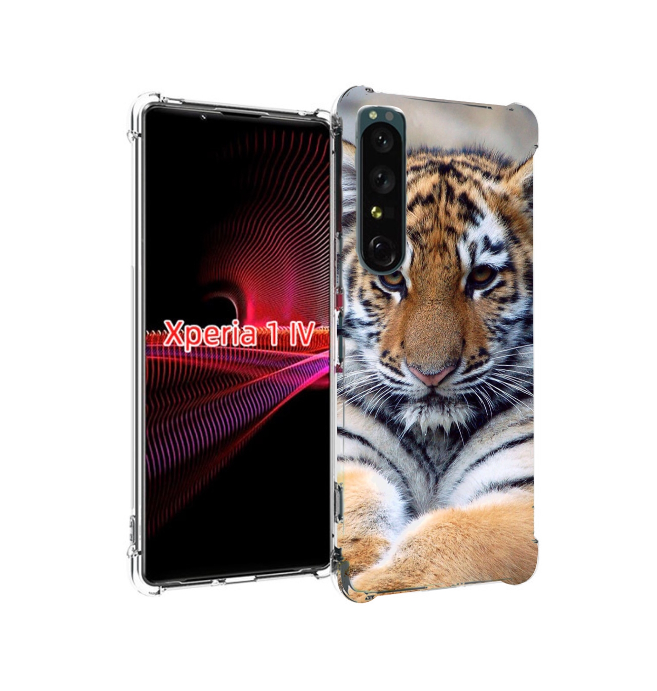 

Чехол накладка MyPads Тигренок для Sony Xperia 1 IV, Прозрачный, Tocco