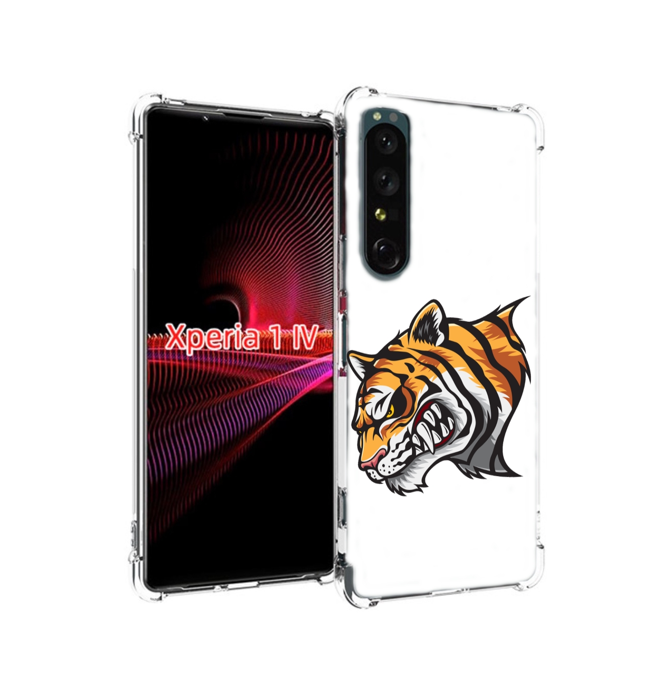 

Чехол накладка MyPads Тигр для Sony Xperia 1 IV, Прозрачный, Tocco