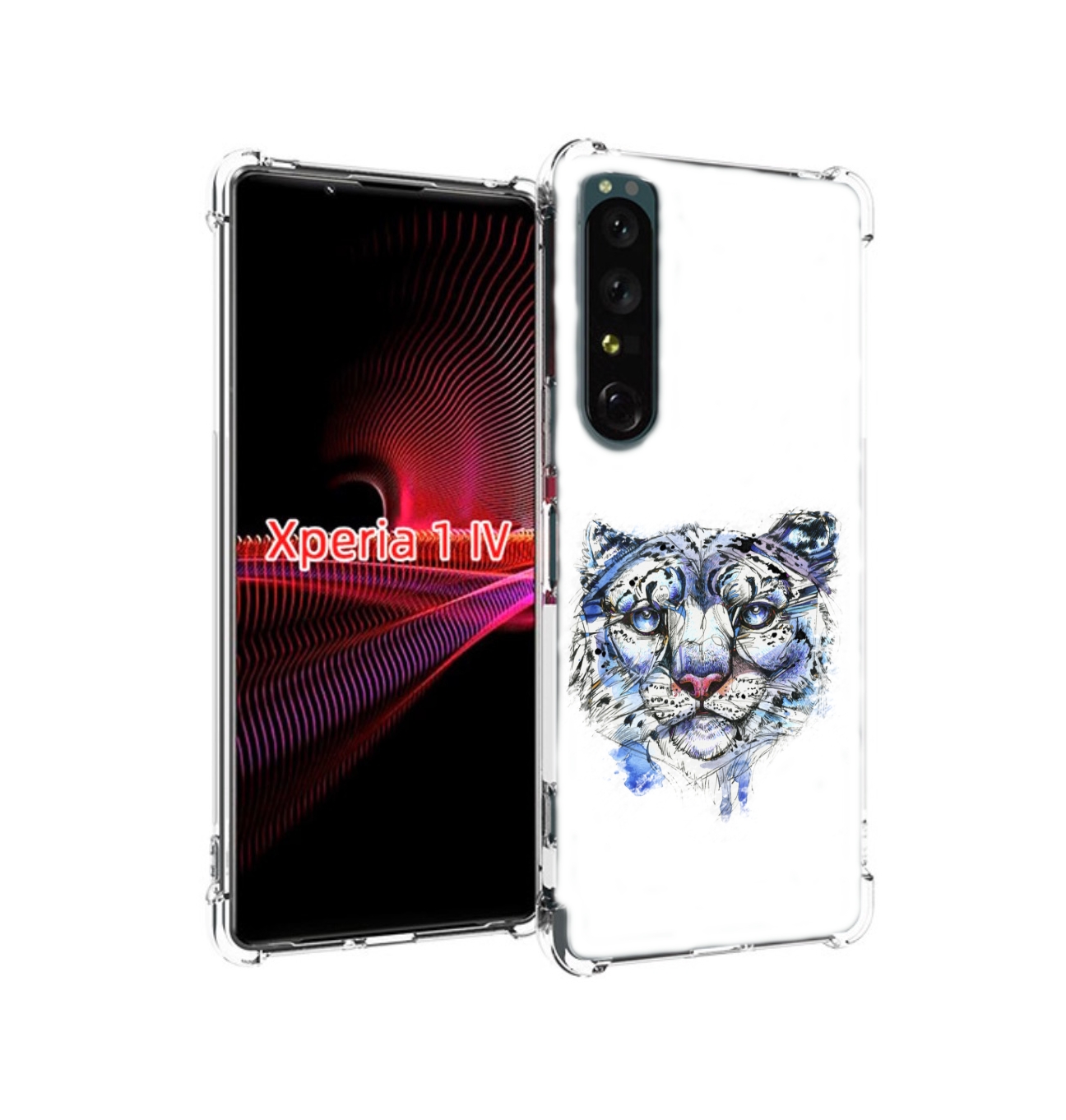 

Чехол накладка MyPads Тигр 4 для Sony Xperia 1 IV, Прозрачный, Tocco