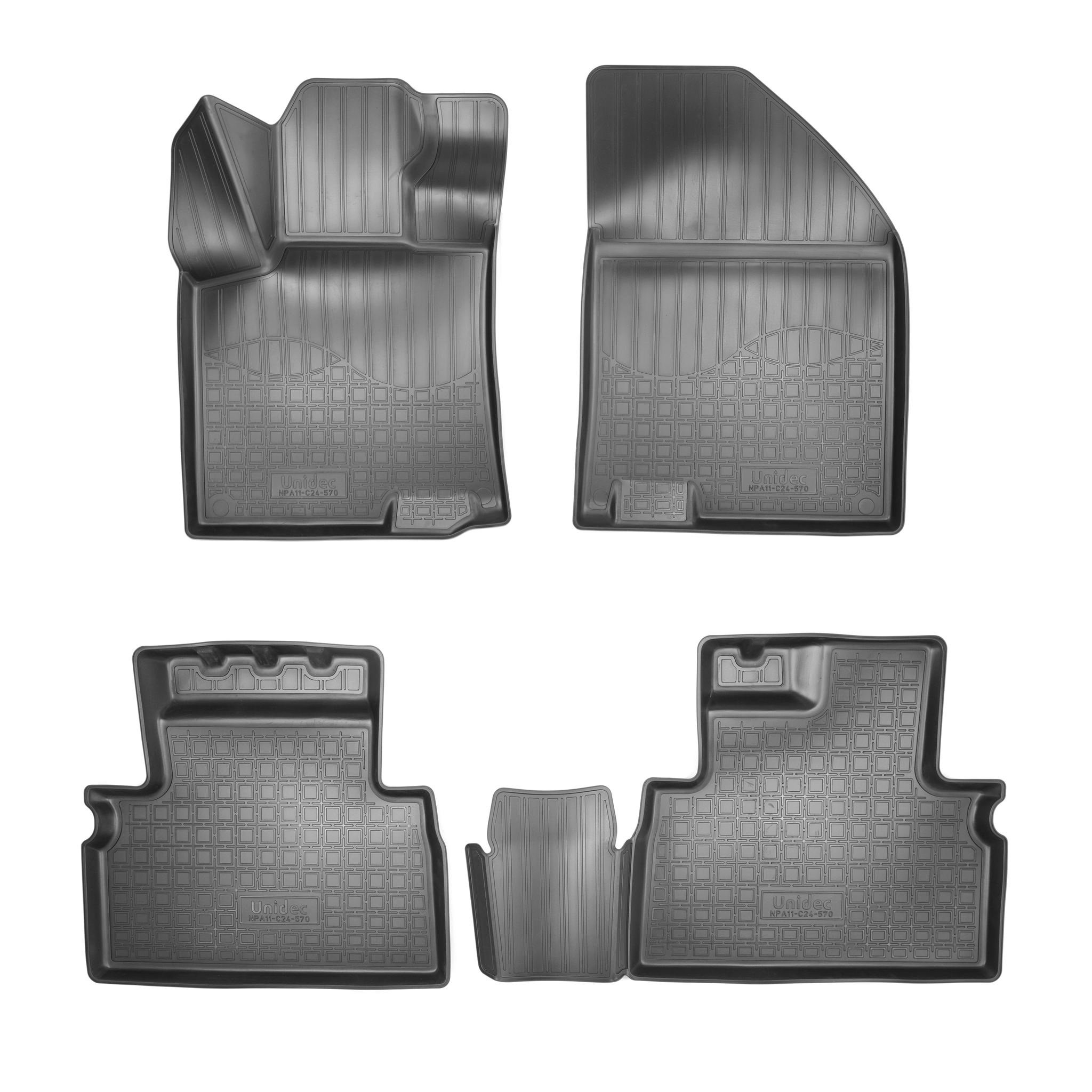 

Ковры в салон Norplast/Unidec для Geely Coolray (2019-)Полиуретан,Черный, арт.NPA11-C24-57