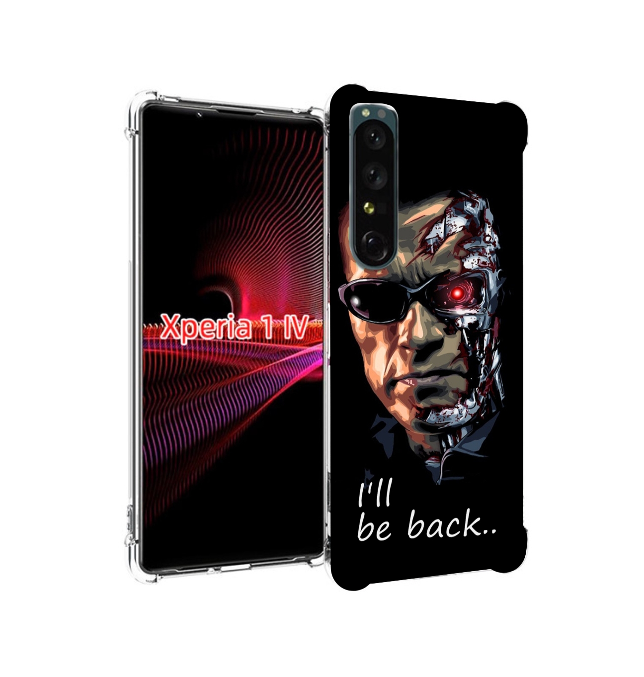 

Чехол накладка MyPads Терминатор для Sony Xperia 1 IV, Прозрачный, Tocco