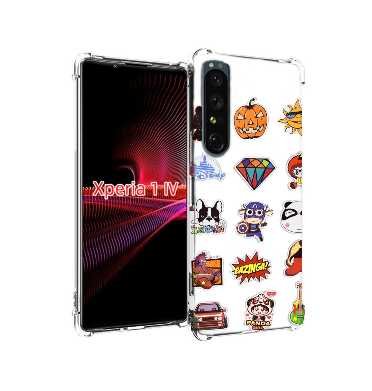 

Чехол накладка MyPads Стикеры-2 для Sony Xperia 1 IV, Прозрачный, Tocco