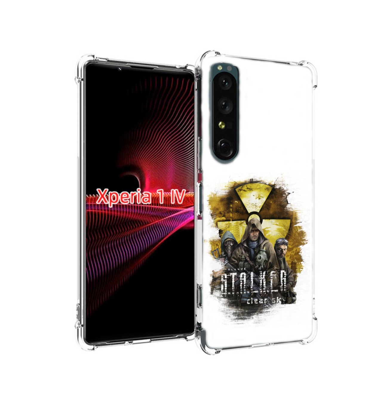 

Чехол накладка MyPads Сталкер мужской для Sony Xperia 1 IV, Прозрачный, Tocco