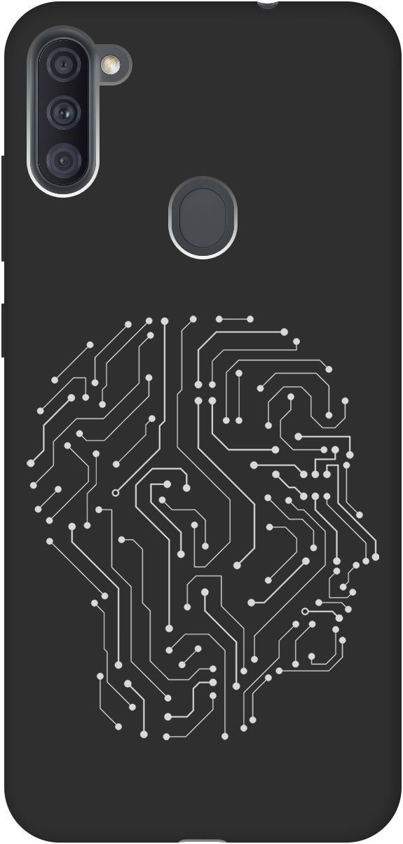 

Матовый чехол на Samsung Galaxy A11/M11 с принтом "Mindmap" черный, Черный;белый, 117
