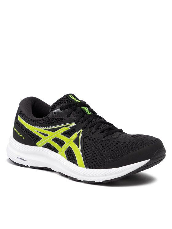 

Кроссовки мужские Asics Gel-Contend 7 1011B040 черные 46.5 EU, Черный, Gel-Contend 7 1011B040