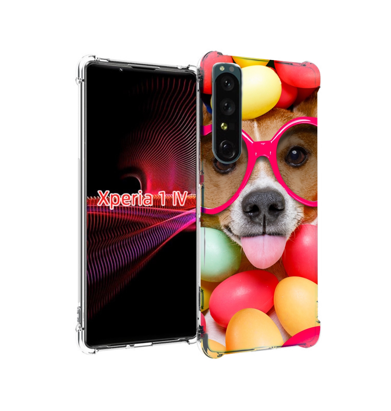

Чехол накладка MyPads Собака-в-яйцах для Sony Xperia 1 IV, Прозрачный, Tocco