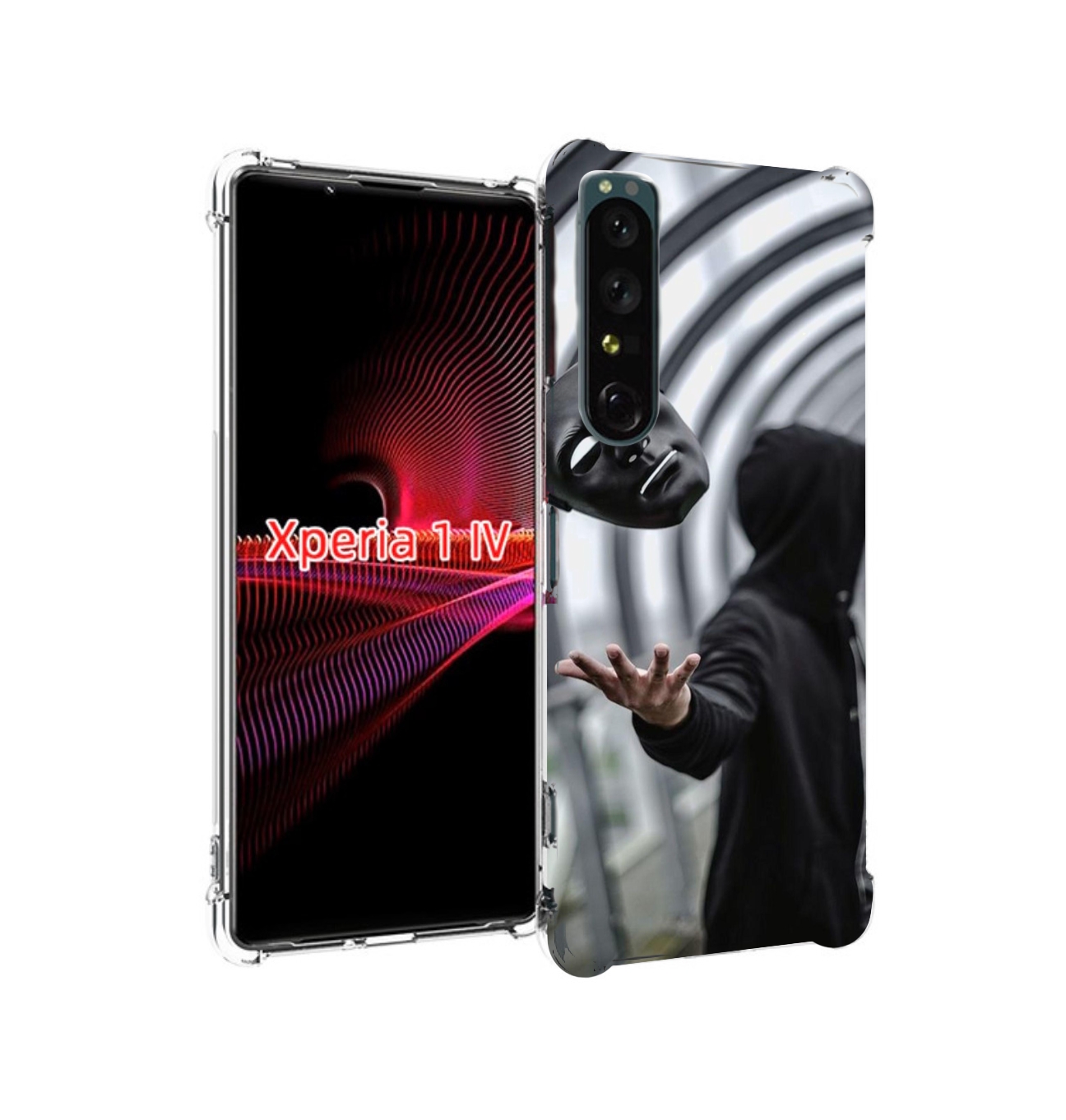 

Чехол накладка MyPads Сними-маску для Sony Xperia 1 IV, Прозрачный, Tocco
