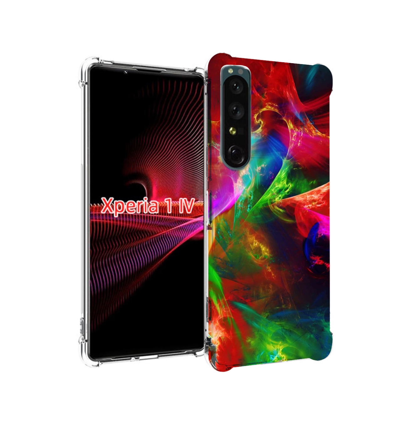 

Чехол накладка MyPads Сияние-красок для Sony Xperia 1 IV, Прозрачный, Tocco