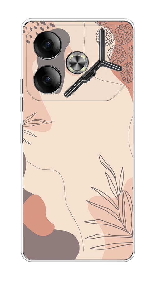 

Чехол на Tecno Pova 6 "Нюдовые тона", Коричневый;серый, 305350-1
