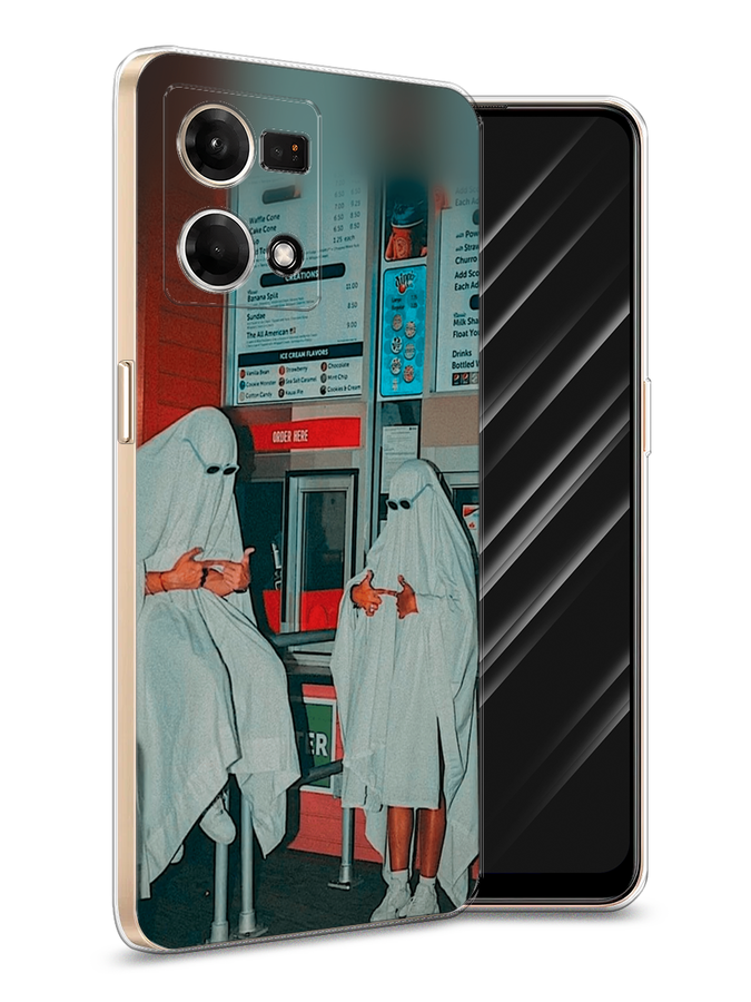 

Чехол Awog на Oppo Reno 8 4G "Chillin Killin", Красный, 2511450-9