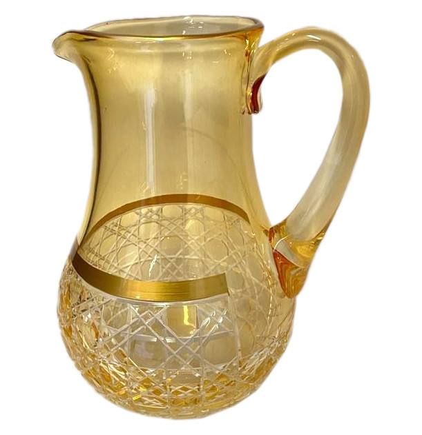 

Кувшин для воды янтарный Yagmur Hediyelik "Dior, Отводка золото", 270616