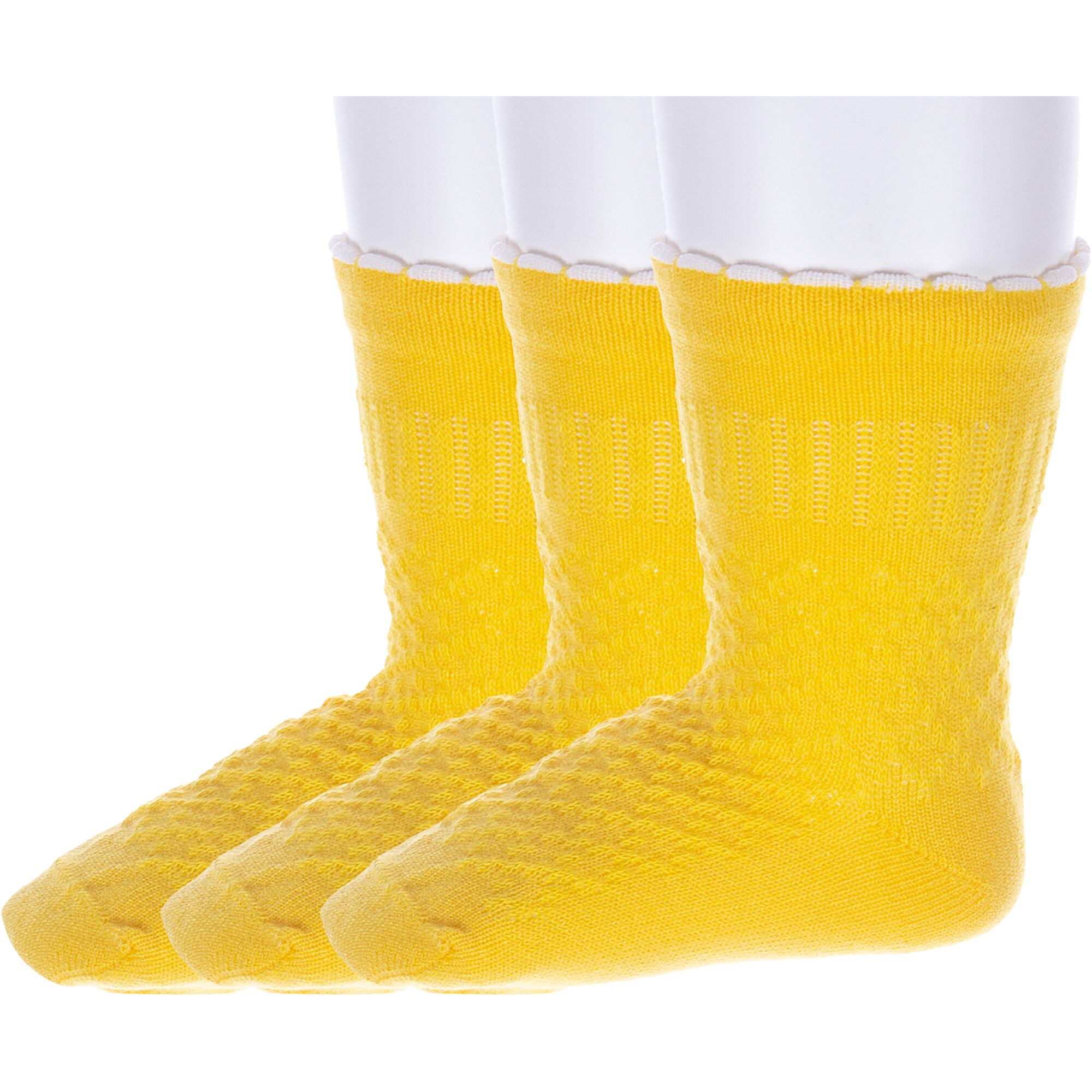 Носки детские Носкофф 3-ЛС58, желтые, 41974 носки велосипедные bbb bs0 07 highfeet 39 43 желтые 2973570742