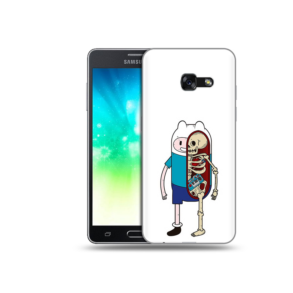 

Чехол MyPads Tocco для Samsung Galaxy A3 (2017) Финн скелет (PT51197.565.187), Прозрачный, Tocco