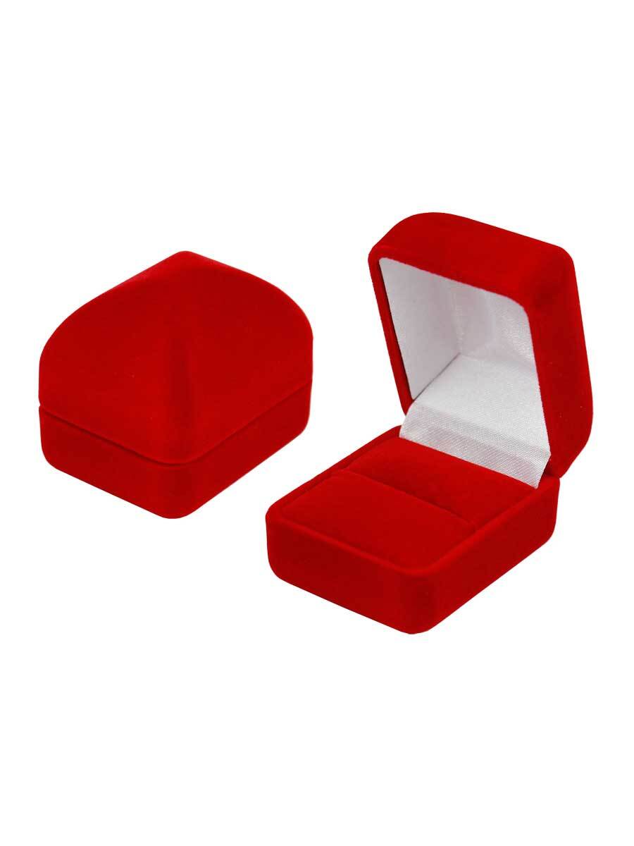 

Футляр флокированный, для кольца, "Классика", 36х45х39 мм, Красный, 23001