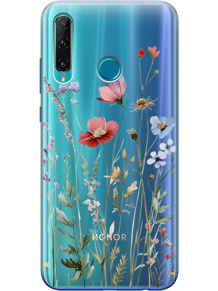 

Силиконовый чехол на Honor 10i / 20e с принтом "Милые цветочки" прозрачный, Прозрачный;зеленый;красный, 721096223
