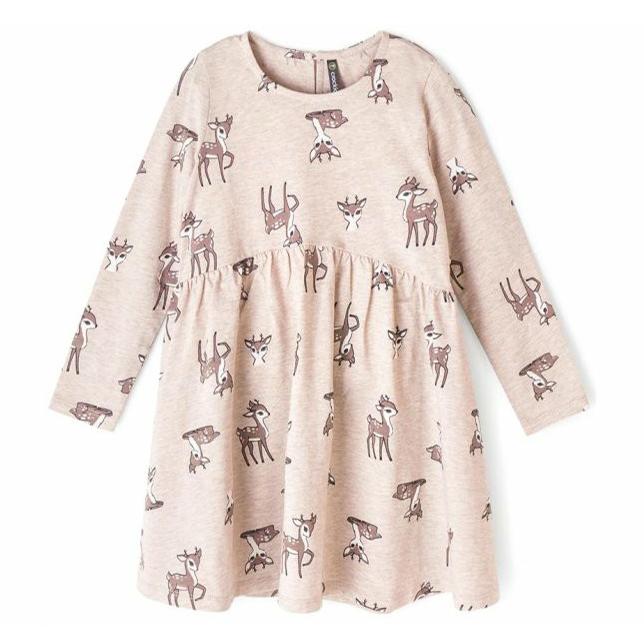 

Платье для девочки Crockid бежевое р 56-98