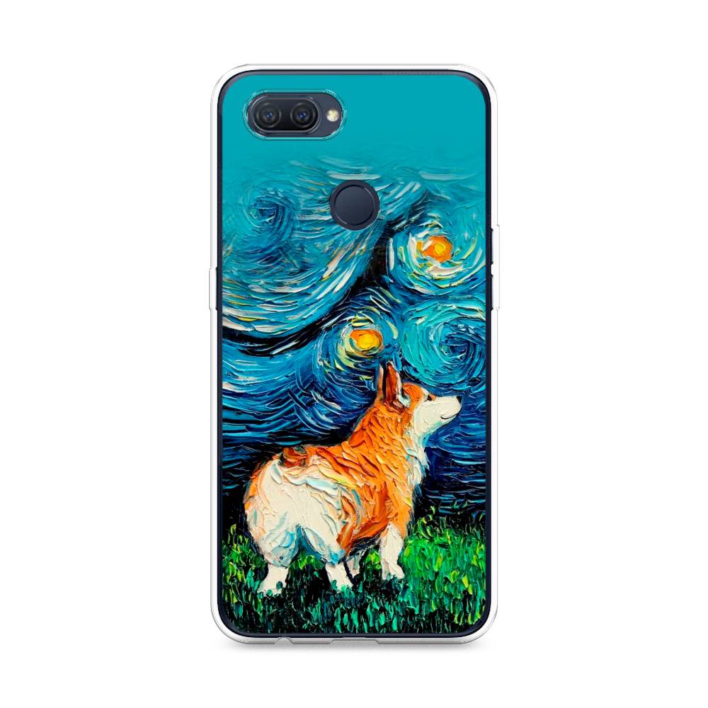 

Чехол для Oppo A12 "Корги звёздная ночь", Коричневый;белый;зеленый, 253450-1
