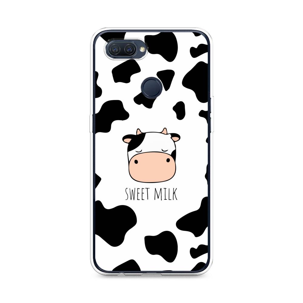 

Чехол для Oppo A12 "Sweet milk", Розовый;белый;черный, 253450-1