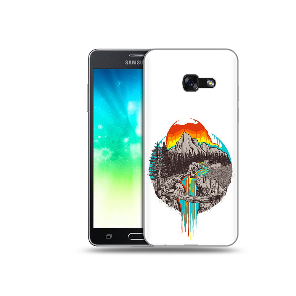 

Чехол MyPads Tocco для Samsung Galaxy A3 (2017) Радужный водопад (PT51197.565.144), Прозрачный, Tocco