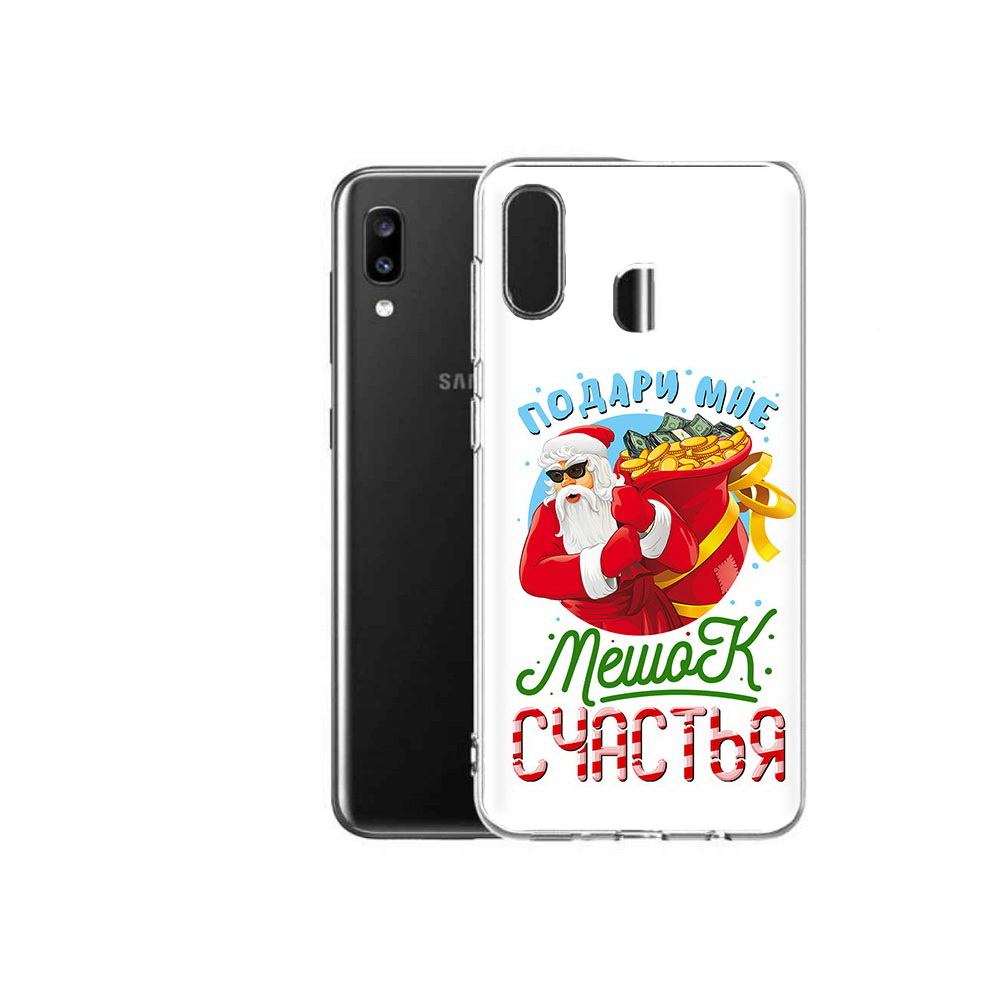 фото Чехол mypads tocco для samsung galaxy a20 подарите мне мешок денег