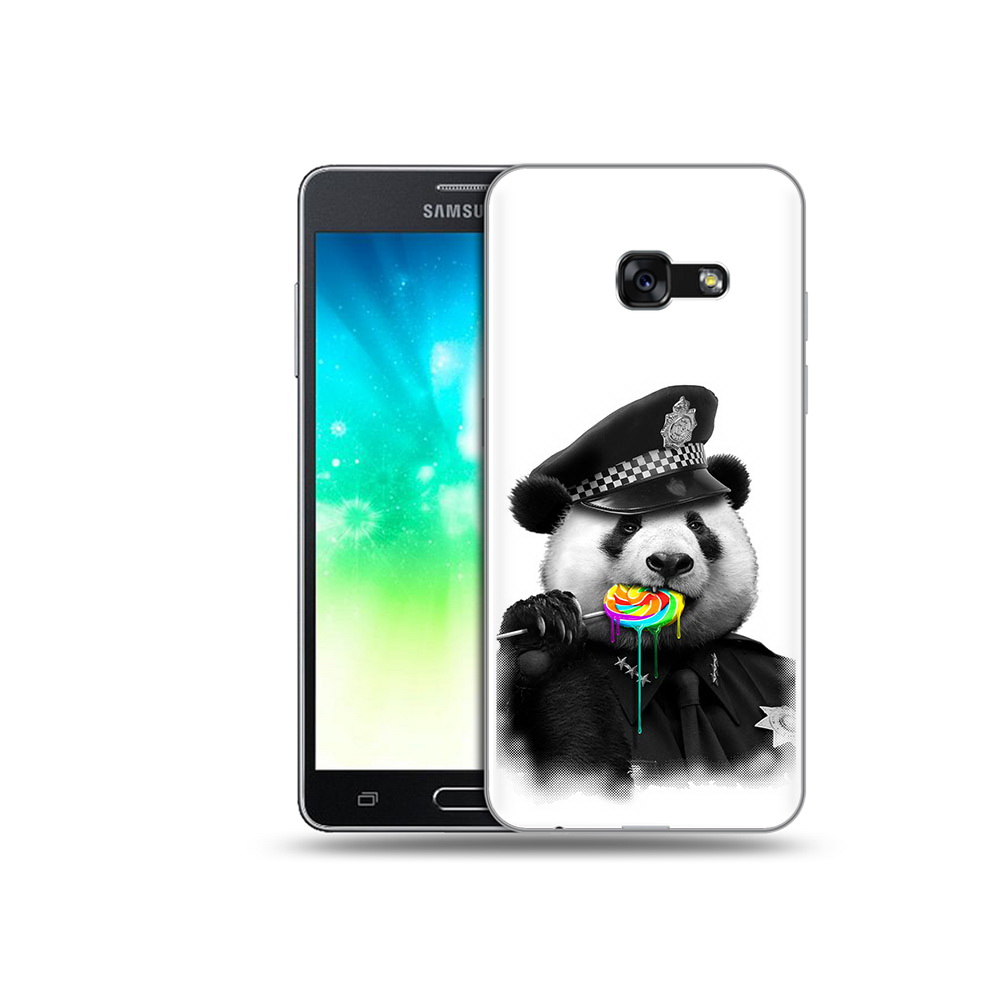 

Чехол MyPads Tocco для Samsung Galaxy A3 (2017) Панда полиция (PT51197.565.130), Прозрачный, Tocco