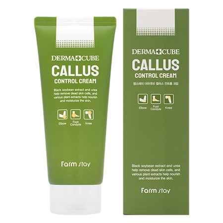 Крем от сухой и грубой кожи на локтях и пятках FarmStay Derma Cube Callus Control Cream