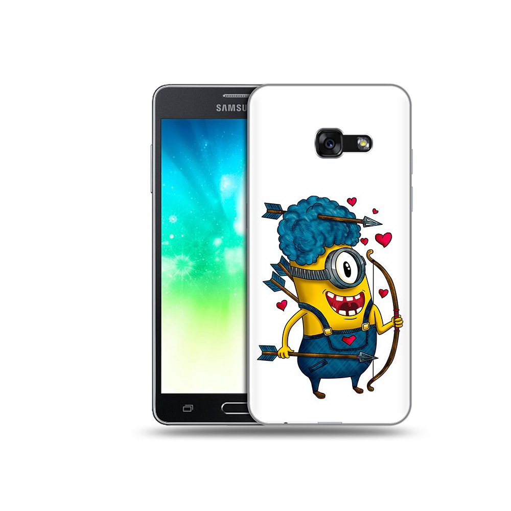 

Чехол MyPads Tocco для Samsung Galaxy A3 (2017) Миньон купидон (PT51197.565.117), Прозрачный, Tocco