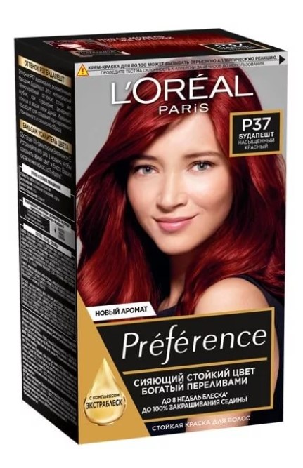 Краска для волос L'Oreal Paris Preference, с бальзамом-усилителем цвета 3.36 270 мл краска для волос l oreal paris preference cool blondes сибирь 9 12 273 мл