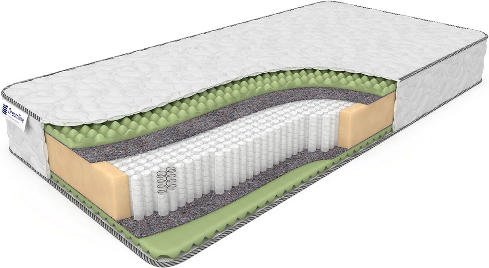 

Матрас DreamLine DreamLine Komfort Massage S-2000 140x195 см, Белый, Komfort Massage S2000