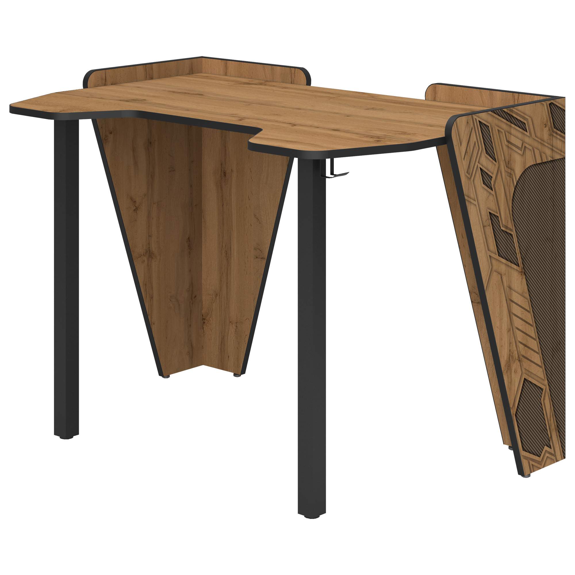 Стол компьютерный Venerdi Орион 25 Дуб ВотанЧерный 7765₽