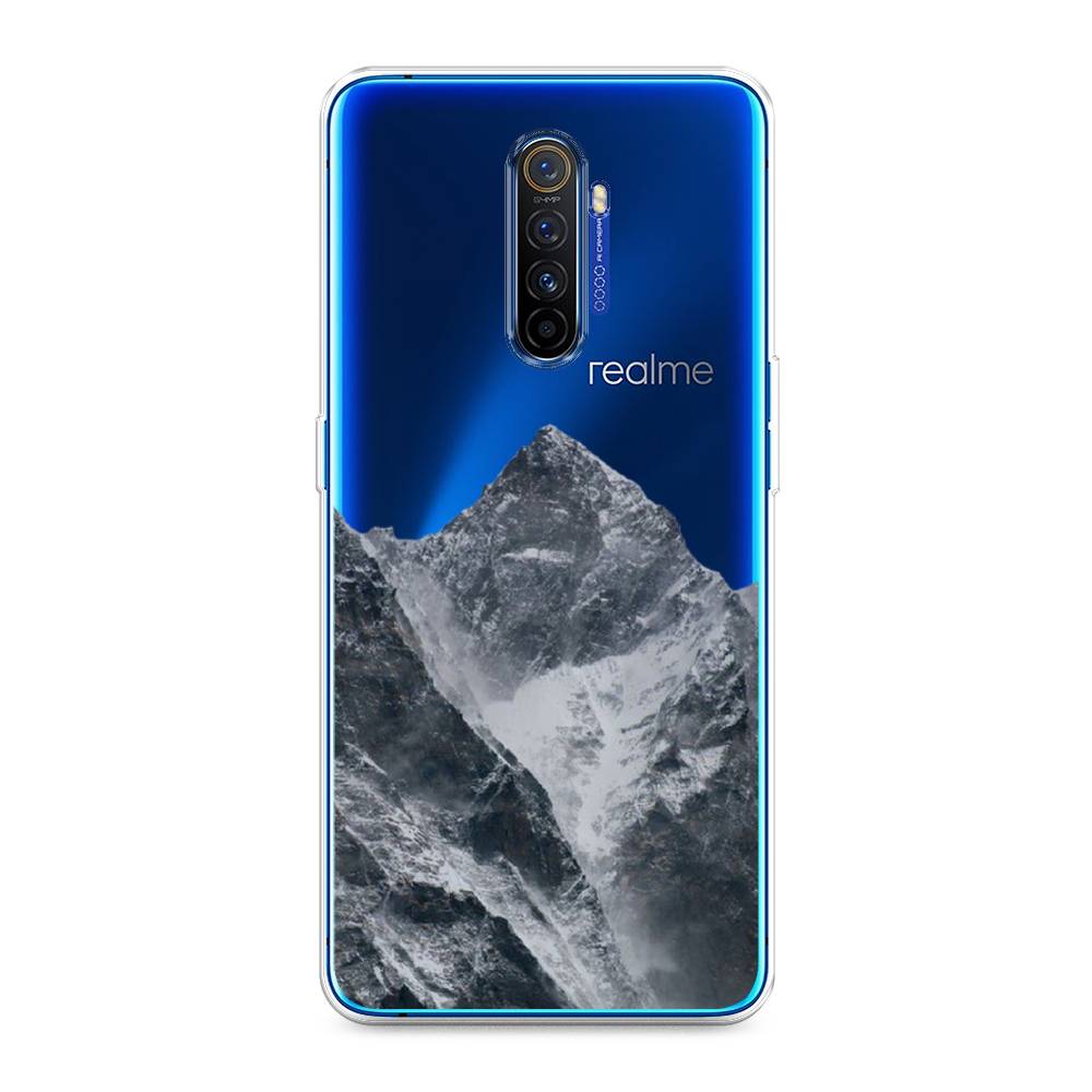 

Чехол на Realme X2 Pro "Горы арт 4", Серый;бежевый, 251750-2