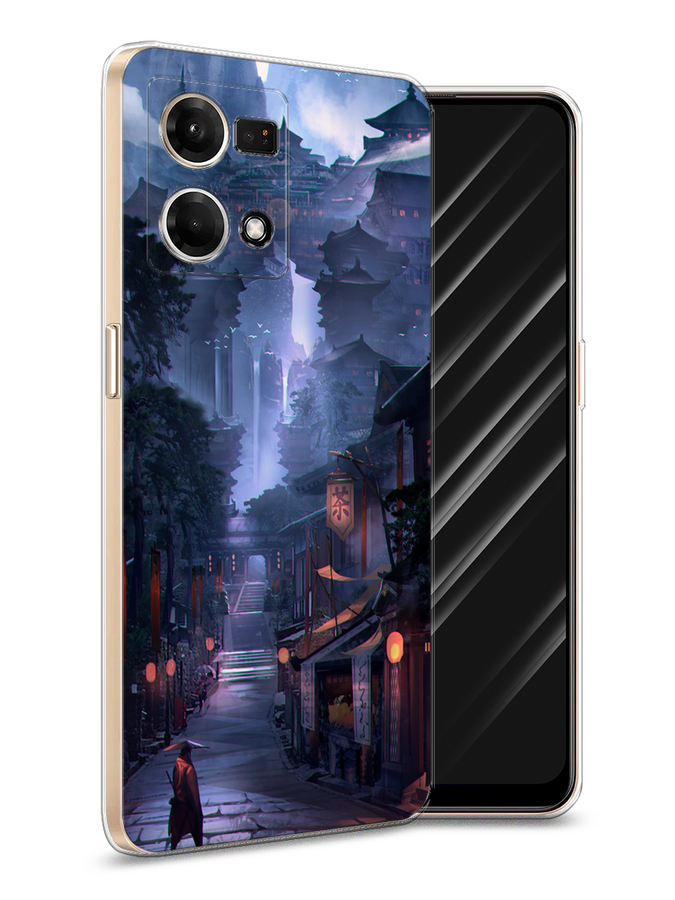 

Чехол Awog на Oppo Reno 8 4G "Одинокий самурай", Синий;черный;коричневый, 2511450-10