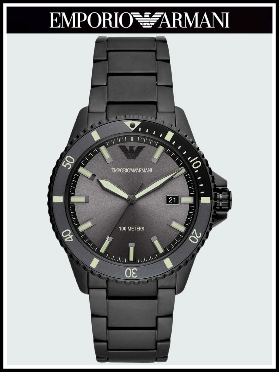 

Наручные часы мужские Emporio Armani A11398R черные, A11398R