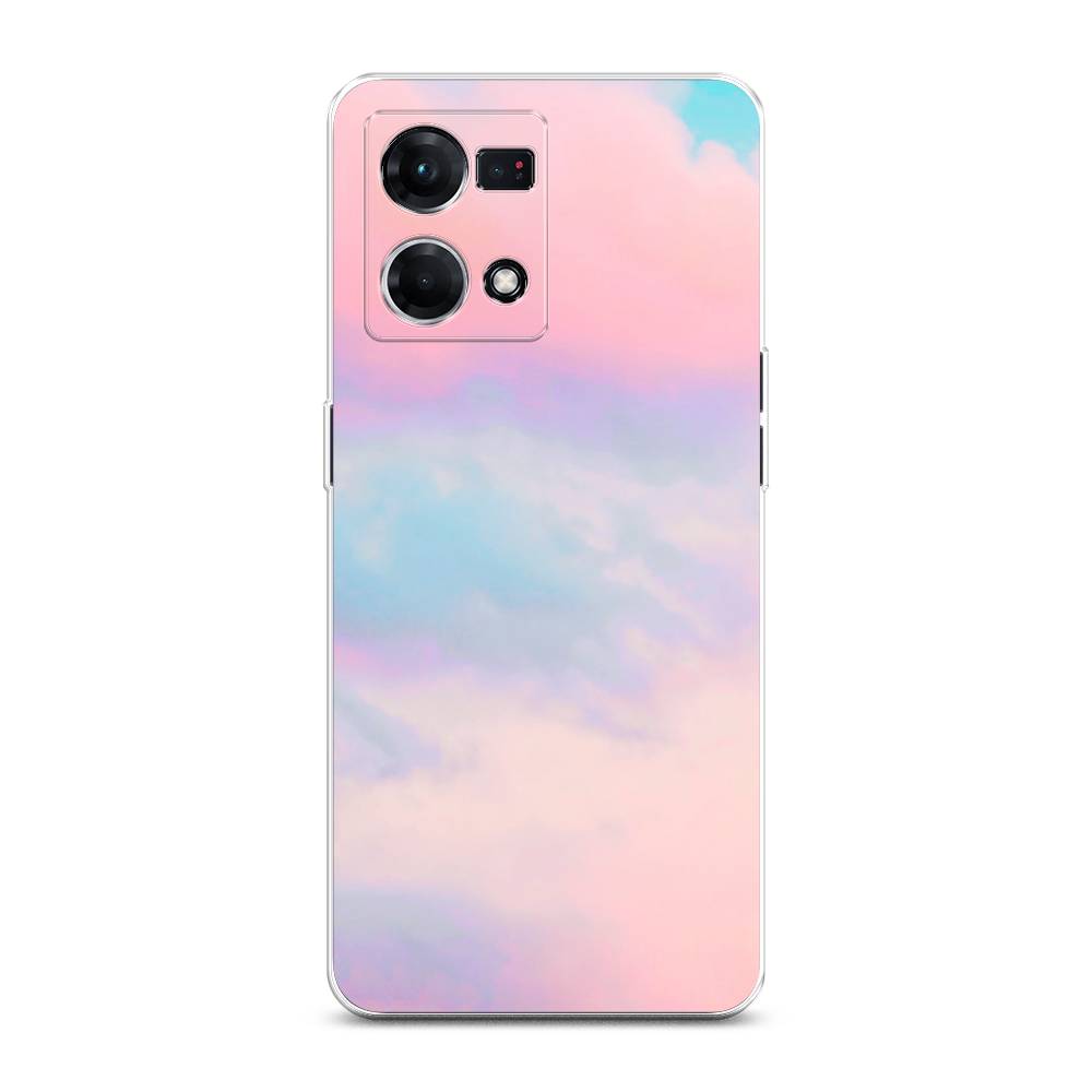 

Чехол Awog на Oppo Reno 8 4G "Розовые облака", Розовый;фиолетовый, 2511450-3