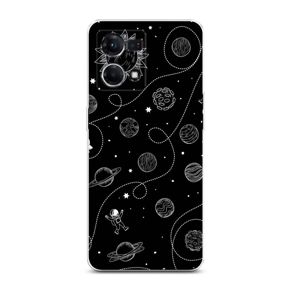

Чехол Awog на Oppo Reno 8 4G "В невесомости", Бежевый, 2511450-4