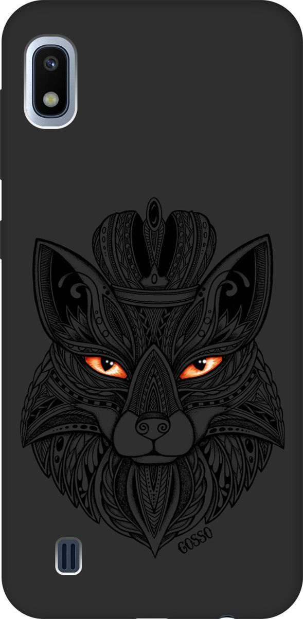 

Матовый чехол на Samsung Galaxy A10 с принтом "Fox Queen" черный, Черный;белый, 611