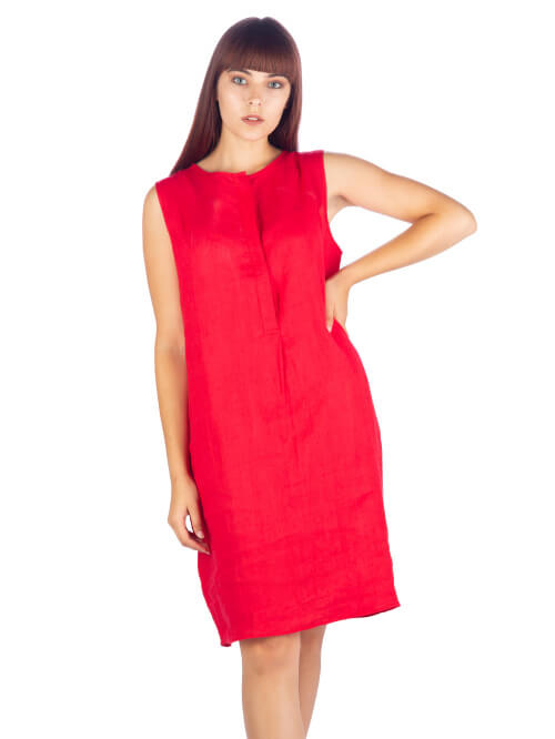 Платье женское Westfalika LY20-0932 красное 50 RU