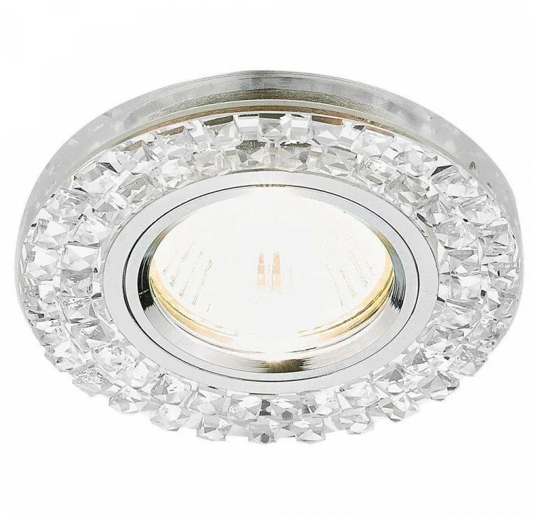 

AMBRELLA LIGHT K8060 CH S Встраиваемый светильник K8060 CH S хром/прозрачный хрусталь MR1