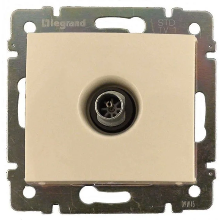 фото Розетка tv legrand valena 2400мгц сл.кость 695618 (774329)