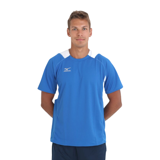 

Футболка мужская Mizuno U2GA5A5122 голубая L, U2GA5A5122