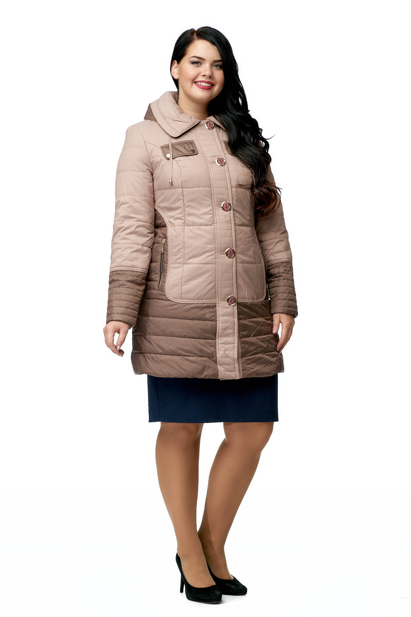 

Куртка женская МОСМЕХА 8010561 бежевая 56 RU, Бежевый, 8010561